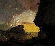 Joseph Wright of Derby. Sunset on the Coast near Naples Joseph wright of derby